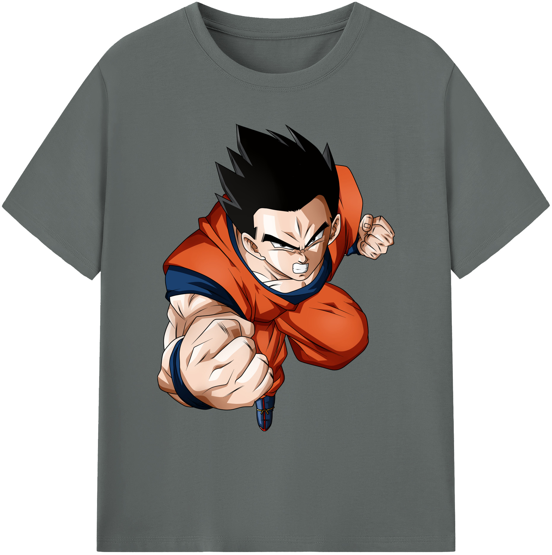 （画像用） ドラゴンボール 孫 悟飯（そんごはん）DRAGON BALL Son Gohan 綿100％ メンズ半袖Tシャツ｜肌触りやわらか＆通気性